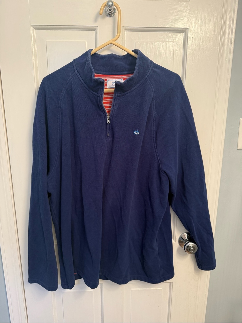 Southern tide men’s XXL Navy Quarter-Zip Pullover Sweater